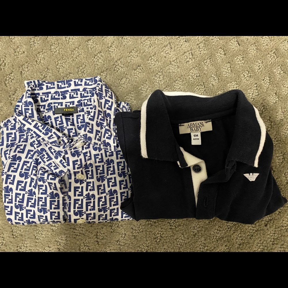 Fendi & Armani shirts